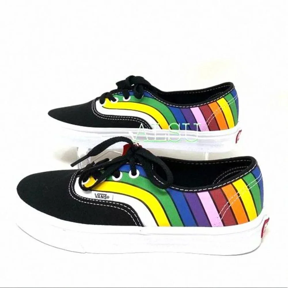 💖MEGA SALE💖VANS Refract Canvas Multi Womens Sneakers Pride VN0A2Z5IWN7 LGBTQ